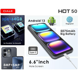 OALE Hot50 Smartphone 2GB RAM, 64GB Storage