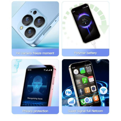 XS18 Pro Mini Smartphone – 3" Display, Android 8.1, Dual SIM, 2GB+16GB, MTK6580, 1000mAh