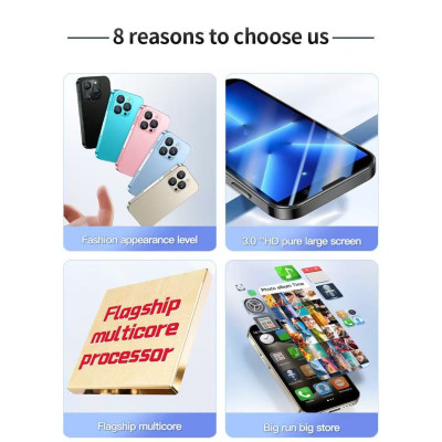 XS18 Pro Mini Smartphone – 3" Display, Android 8.1, Dual SIM, 2GB+16GB, MTK6580, 1000mAh