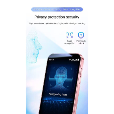 XS18 Pro Mini Smartphone – 3" Display, Android 8.1, Dual SIM, 2GB+16GB, MTK6580, 1000mAh