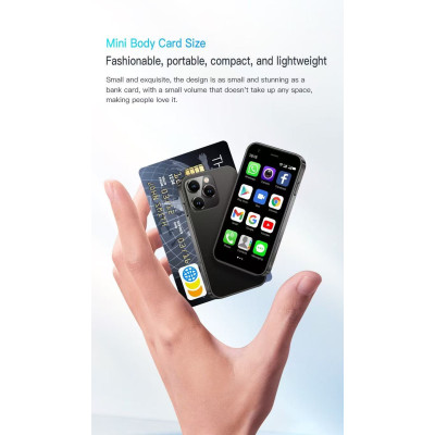 XS15 Mini Android Smartphone – 3" Display, Dual SIM, 2GB+16GB, WiFi, GPS, Google Play, 1000mAh