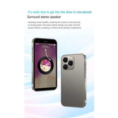 XS15 Mini Android Smartphone – 3" Display, Dual SIM, 2GB+16GB, WiFi, GPS, Google Play, 1000mAh