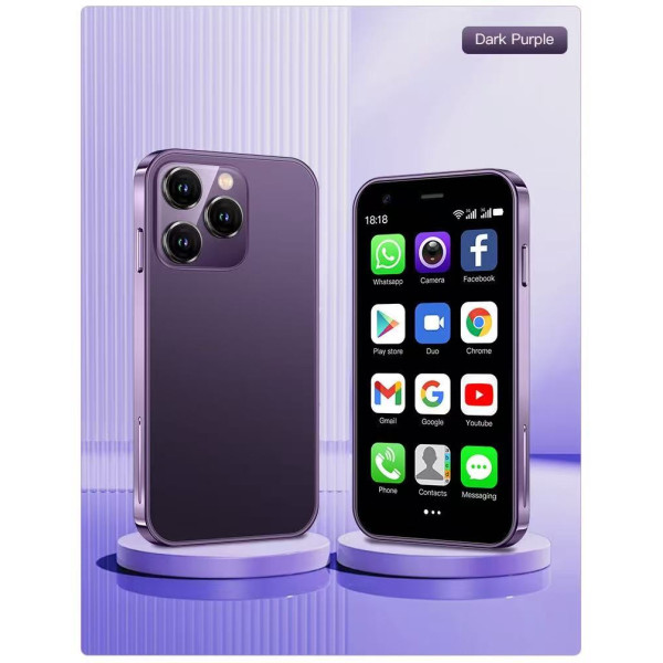 XS15 Mini Android Smartphone – 3" Display, Dual SIM, 2GB+16GB, WiFi, GPS, Google Play, 1000mAh