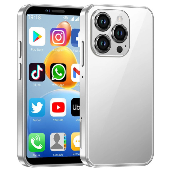 i16 Mini Smartphone – 3.75" Display, Dual SIM, Compact Android Mobile