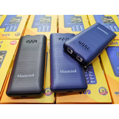 V9 Ultra-Slim Feature Phone – 2.0" Display, Dual SIM, Type-C Charging, Rear Camera, 73g Lightweight