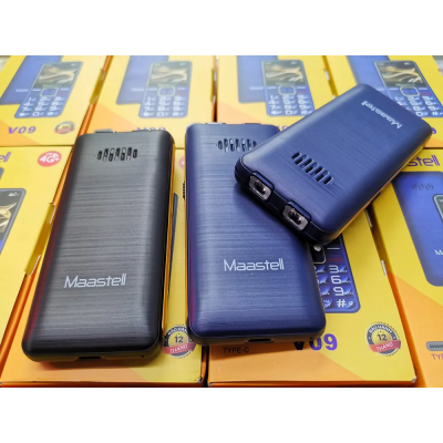 V9 Ultra-Slim Feature Phone – 2.0" Display, Dual SIM, Type-C Charging, Rear Camera, 73g Lightweight