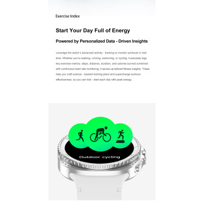 Smartwatch – 1.43" AMOLED Display, Bluetooth 5.4, Wireless Charging & Advanced Fitness Tracking Smartwatch – 1.43" AMOLED Display, Bluetooth 5.4, Wireless Charging & Advanced Fitness Tracking