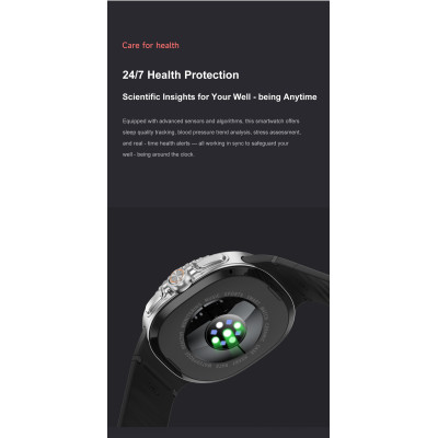 Smartwatch – 1.43" AMOLED Display, Bluetooth 5.4, Wireless Charging & Advanced Fitness Tracking Smartwatch – 1.43" AMOLED Display, Bluetooth 5.4, Wireless Charging & Advanced Fitness Tracking