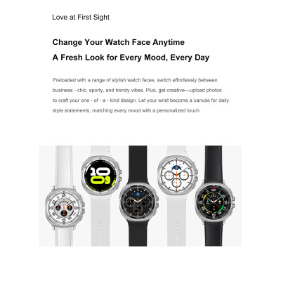 Smartwatch – 1.43" AMOLED Display, Bluetooth 5.4, Wireless Charging & Advanced Fitness Tracking Smartwatch – 1.43" AMOLED Display, Bluetooth 5.4, Wireless Charging & Advanced Fitness Tracking