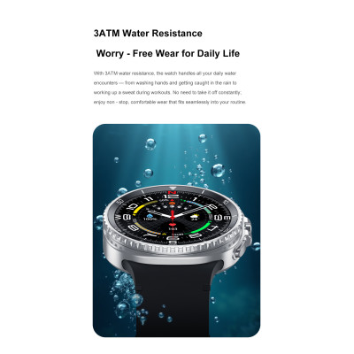 Smartwatch – 1.43" AMOLED Display, Bluetooth 5.4, Wireless Charging & Advanced Fitness Tracking Smartwatch – 1.43" AMOLED Display, Bluetooth 5.4, Wireless Charging & Advanced Fitness Tracking
