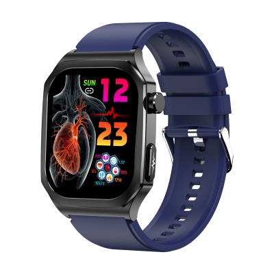Smart Health Watch – 2.04" IPS HD Display, ECG, Glucose & Multi-Sensor Wellness Tracker