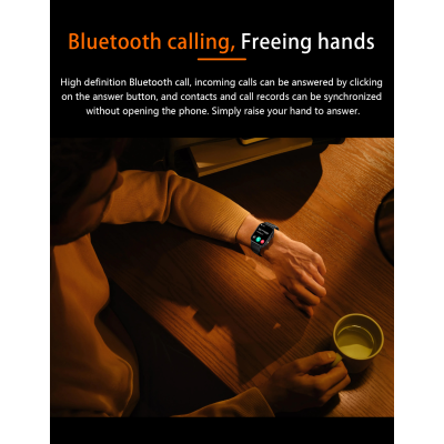 Smartwatch – 2.01" TFT Display, Bluetooth Calling, Fitness & Health Tracker with IP68 Waterproof Smartwatch – 2.01" TFT Display, Bluetooth Calling, Fitness & Health Tracker with IP68 Waterproof