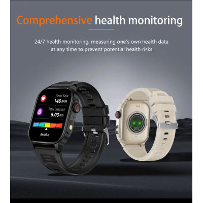 Smartwatch – 2.01" TFT Display, Bluetooth Calling, Fitness & Health Tracker with IP68 Waterproof Smartwatch – 2.01" TFT Display, Bluetooth Calling, Fitness & Health Tracker with IP68 Waterproof
