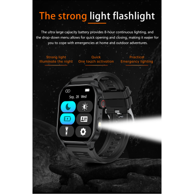 Smartwatch – 2.01" TFT Display, Bluetooth Calling, Fitness & Health Tracker with IP68 Waterproof Smartwatch – 2.01" TFT Display, Bluetooth Calling, Fitness & Health Tracker with IP68 Waterproof