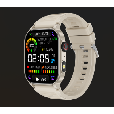 Smartwatch – 2.01" TFT Display, Bluetooth Calling, Fitness & Health Tracker with IP68 Waterproof Smartwatch – 2.01" TFT Display, Bluetooth Calling, Fitness & Health Tracker with IP68 Waterproof