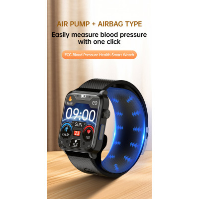 Smart Health Watch – 1.65" IPS Display, Airbag Blood Pressure Monitor, Heart & Oxygen Tracker Smart Health Watch – 1.65" IPS Display, Airbag Blood Pressure Monitor, Heart & Oxygen Tracker