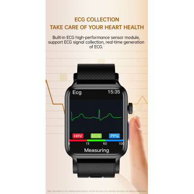 Smart Health Watch – 1.65" IPS Display, Airbag Blood Pressure Monitor, Heart & Oxygen Tracker Smart Health Watch – 1.65" IPS Display, Airbag Blood Pressure Monitor, Heart & Oxygen Tracker
