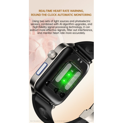 Smart Health Watch – 1.65" IPS Display, Airbag Blood Pressure Monitor, Heart & Oxygen Tracker Smart Health Watch – 1.65" IPS Display, Airbag Blood Pressure Monitor, Heart & Oxygen Tracker