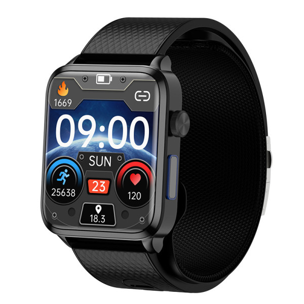 Smart Health Watch – 1.65" IPS Display, Airbag Blood Pressure Monitor, Heart & Oxygen Tracker