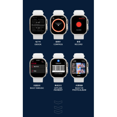 Smart AMOLED Watch – 2.04" Display | NFC | Bluetooth Calling | 4GB ROM | Wireless Charging Smart AMOLED Watch – 2.04" Display | NFC | Bluetooth Calling | 4GB ROM | Wireless Charging