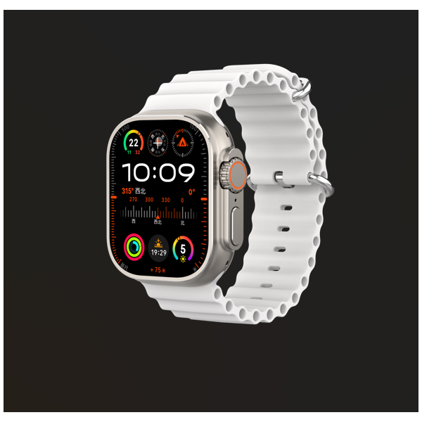 Smart AMOLED Watch – 2.04" Display | NFC | Bluetooth Calling | 4GB ROM | Wireless Charging