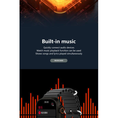 Smart AI AMOLED Watch – 2.04" Display | GPT Assistant | NFC | Dual Bluetooth 5.4 | Wireless Charging