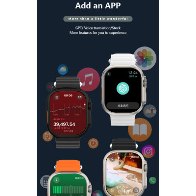 Smart AI Watch – 2.04" TFT Display | GPT Assistant | NFC | Dual Bluetooth 5.4 | Wireless Charging Smart AI Watch – 2.04" TFT Display | GPT Assistant | NFC | Dual Bluetooth 5.4 | Wireless Charging