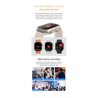 Smart AI Watch – 2.02" Full Screen | GPT Assistant | NFC | Wireless Charging | Dual Health Sensors