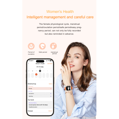 Smart AI Watch – 2.02" Full Screen | GPT Assistant | NFC | Wireless Charging | Dual Health Sensors