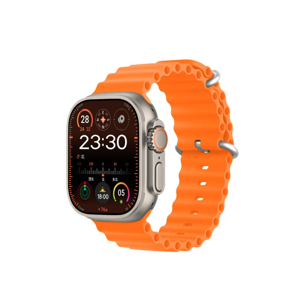 Smart AI Watch – 2.02" Full Screen | GPT Assistant | NFC | Wireless Charging | Dual Health Sensors