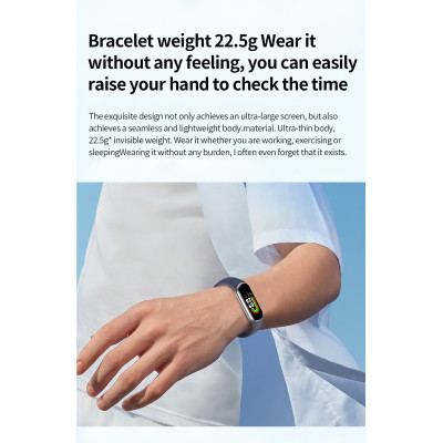 Smart Fitness Band – 0.96" TFT Color Display | Heart Rate | IP68 Waterproof | Bluetooth 5.1 Smart Fitness Band – 0.96" TFT Color Display | Heart Rate | IP68 Waterproof | Bluetooth 5.1