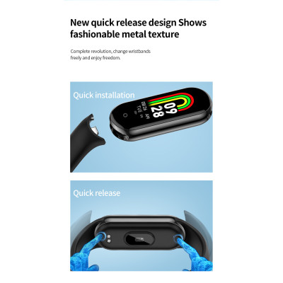 Smart Fitness Band – 0.96" TFT Color Display | Heart Rate | IP68 Waterproof | Bluetooth 5.1 Smart Fitness Band – 0.96" TFT Color Display | Heart Rate | IP68 Waterproof | Bluetooth 5.1
