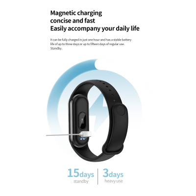 Smart Fitness Band – 0.96" TFT Color Display | Heart Rate | IP68 Waterproof | Bluetooth 5.1 Smart Fitness Band – 0.96" TFT Color Display | Heart Rate | IP68 Waterproof | Bluetooth 5.1