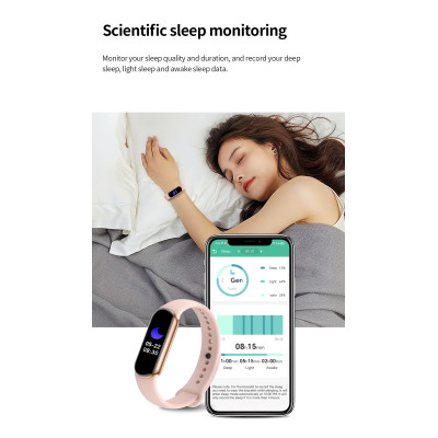 Smart Fitness Band – 0.96" TFT Color Display | Heart Rate | IP68 Waterproof | Bluetooth 5.1 Smart Fitness Band – 0.96" TFT Color Display | Heart Rate | IP68 Waterproof | Bluetooth 5.1