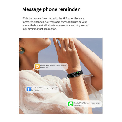 Smart Fitness Band – 0.96" TFT Color Display | Heart Rate | IP68 Waterproof | Bluetooth 5.1 Smart Fitness Band – 0.96" TFT Color Display | Heart Rate | IP68 Waterproof | Bluetooth 5.1