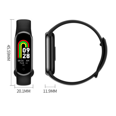Smart Fitness Band – 0.96" TFT Color Display | Heart Rate | IP68 Waterproof | Bluetooth 5.1 Smart Fitness Band – 0.96" TFT Color Display | Heart Rate | IP68 Waterproof | Bluetooth 5.1