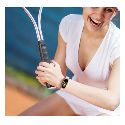 Smart Fitness Band – 0.96" TFT Color Display | Heart Rate | IP68 Waterproof | Bluetooth 5.1 Smart Fitness Band – 0.96" TFT Color Display | Heart Rate | IP68 Waterproof | Bluetooth 5.1