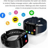 New E500 Blood Glucose Smart Watch Men ECG Monitor