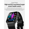 New E500 Blood Glucose Smart Watch Men ECG Monitor