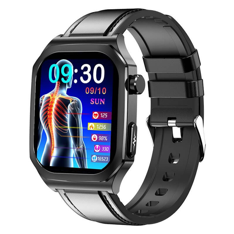 Smartwatch Electrocardiogram Testing Blood Glucose Monitoring