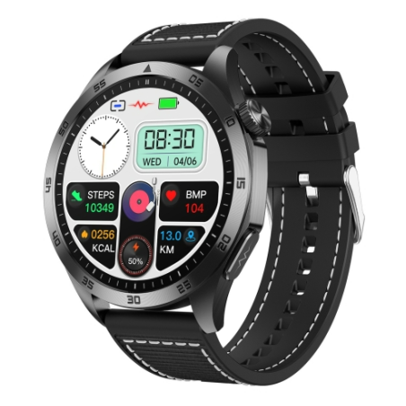 Magnetic suction charging smartwatch with Bluetooth calling