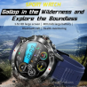 Smart watch heart rate monitor round