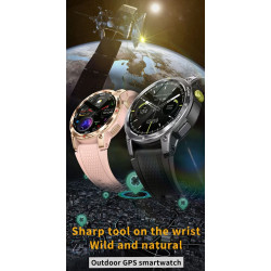 Waterproof magnetic smart watch with GPS positioning