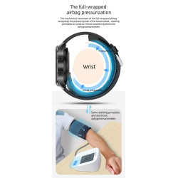 Health Care Smart Watch with Accurate Blood Pressure Temperature and Fitness