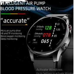 Health Care Smart Watch with Accurate Blood Pressure Temperature and Fitness