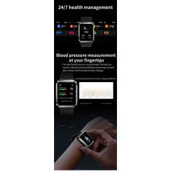 Fashionable Body temperature monitor smart watch