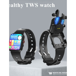 Smart Watch Man with Wireless Wireless Headphone Earphones TWS