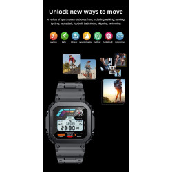 Smart Watch for Men BT Call IP68 Waterproof Large Memory Outdoor Sports Smartwatch