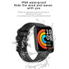 AMOLED Smart Watch 5ATM Waterproof Multi Sports Mode Fitness Watch