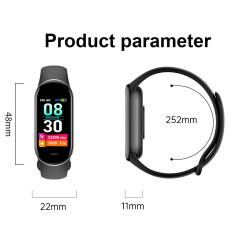 Waterproof Color Screen Smart Watch Support Heart Rate Blood Pressure